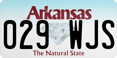 AR license plate 029WJS