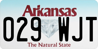 AR license plate 029WJT