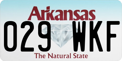 AR license plate 029WKF