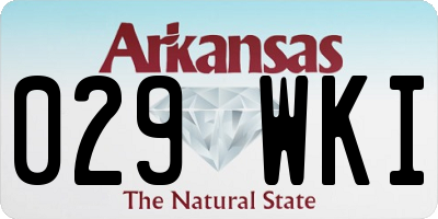 AR license plate 029WKI