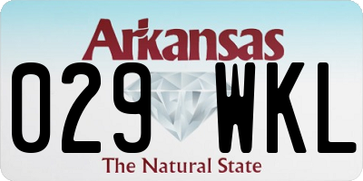 AR license plate 029WKL