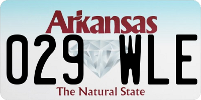 AR license plate 029WLE