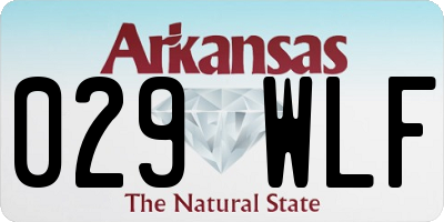 AR license plate 029WLF