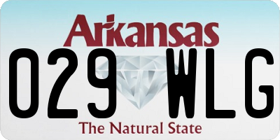 AR license plate 029WLG