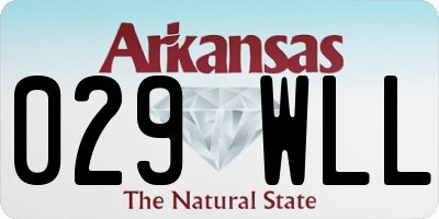 AR license plate 029WLL