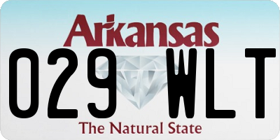 AR license plate 029WLT