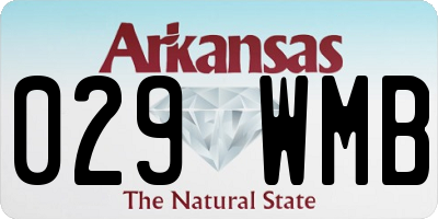 AR license plate 029WMB