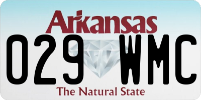 AR license plate 029WMC