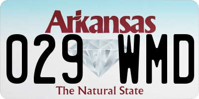 AR license plate 029WMD