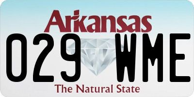 AR license plate 029WME
