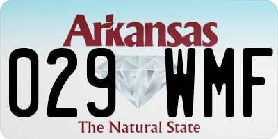 AR license plate 029WMF