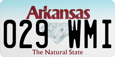 AR license plate 029WMI
