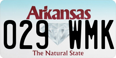 AR license plate 029WMK
