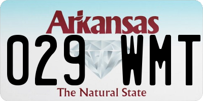 AR license plate 029WMT