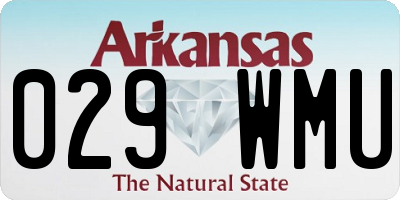 AR license plate 029WMU
