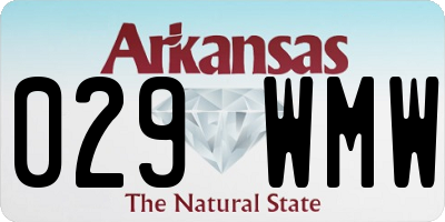 AR license plate 029WMW