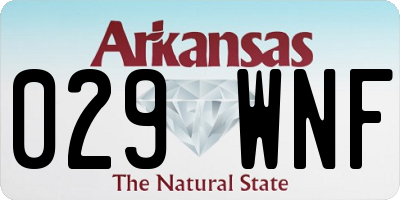 AR license plate 029WNF