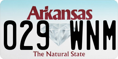 AR license plate 029WNM