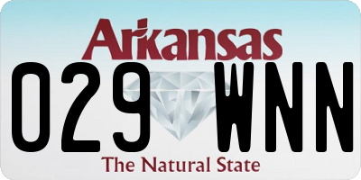 AR license plate 029WNN