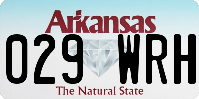 AR license plate 029WRH