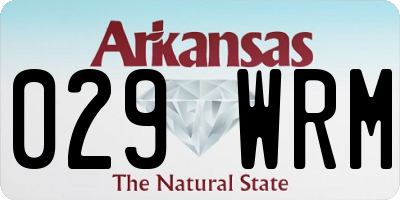AR license plate 029WRM