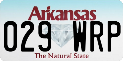AR license plate 029WRP