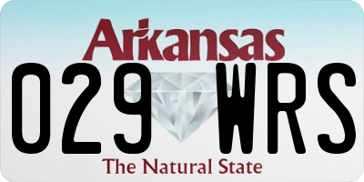 AR license plate 029WRS