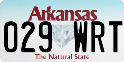 AR license plate 029WRT