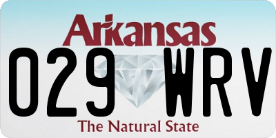 AR license plate 029WRV