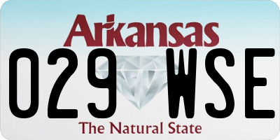 AR license plate 029WSE