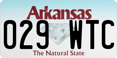 AR license plate 029WTC