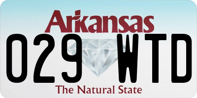 AR license plate 029WTD