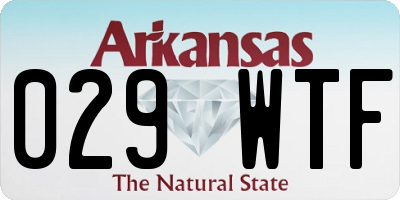 AR license plate 029WTF