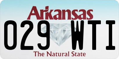 AR license plate 029WTI