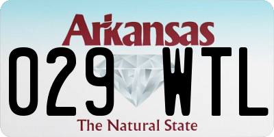 AR license plate 029WTL