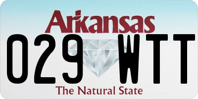 AR license plate 029WTT