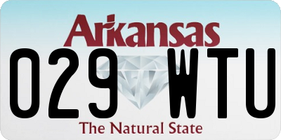 AR license plate 029WTU