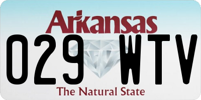 AR license plate 029WTV