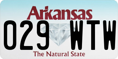AR license plate 029WTW