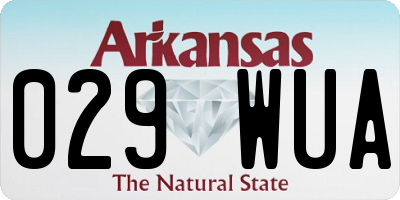 AR license plate 029WUA