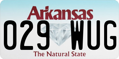 AR license plate 029WUG