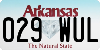 AR license plate 029WUL