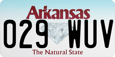 AR license plate 029WUV
