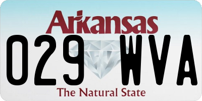 AR license plate 029WVA