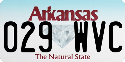 AR license plate 029WVC