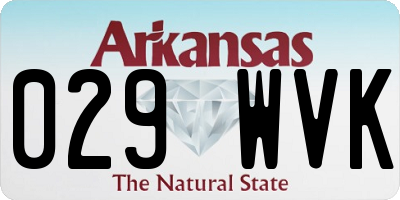 AR license plate 029WVK