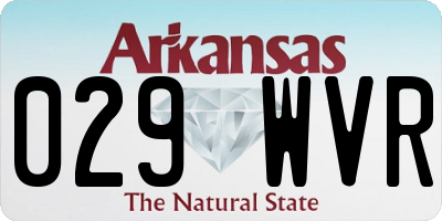 AR license plate 029WVR