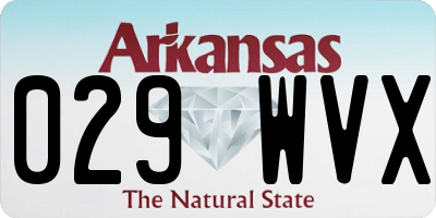 AR license plate 029WVX