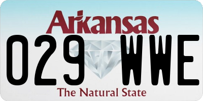 AR license plate 029WWE