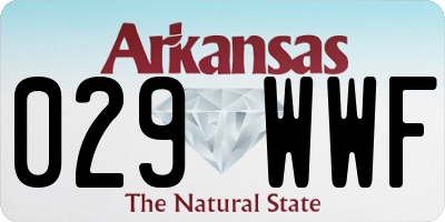 AR license plate 029WWF